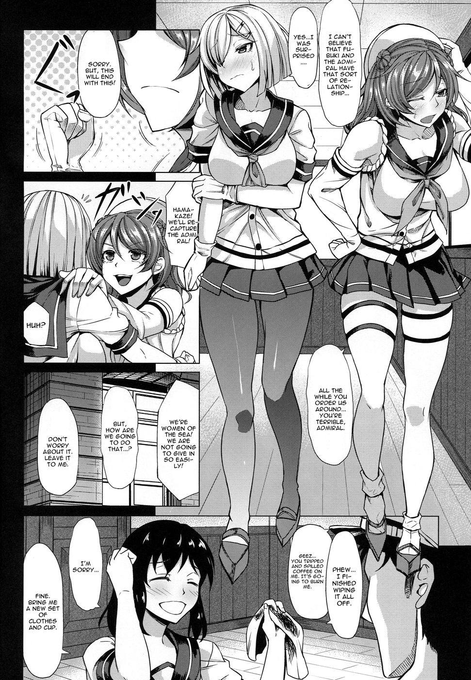 Hentai Manga Comic-Hamakaze to Urakaze ni Shasei Kanri Saretai-Read-3